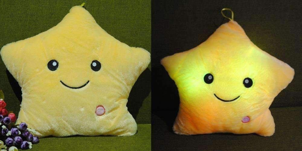 glow in the dark star pillow