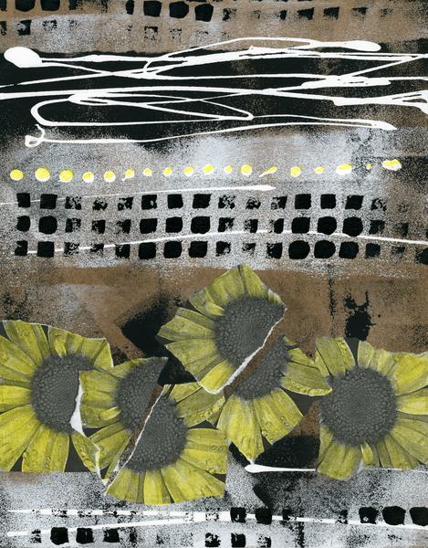 Montauk Daisies by Lynda Sylvester | Original artwork for Coco & Maya