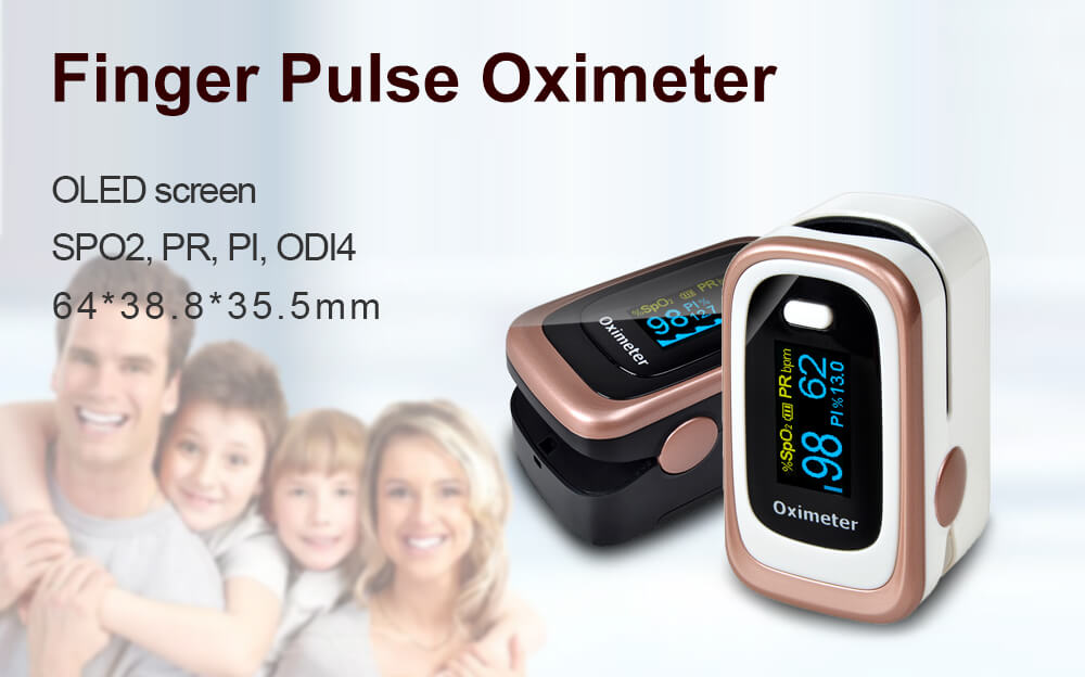  Finger Pulse Oximeter 4 Parameter