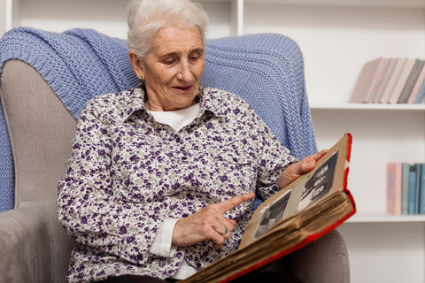 quarantine gift for elderly people - photo books of family members