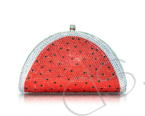 swarovski crystal clutch purse