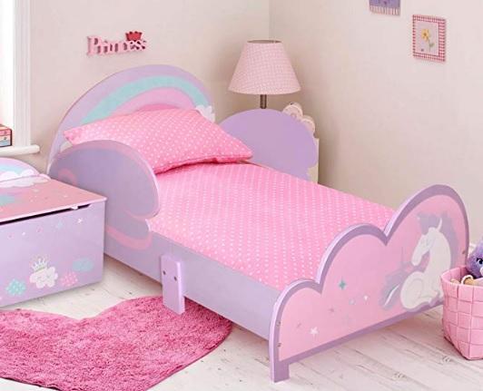 unicorn bunk bed with slide