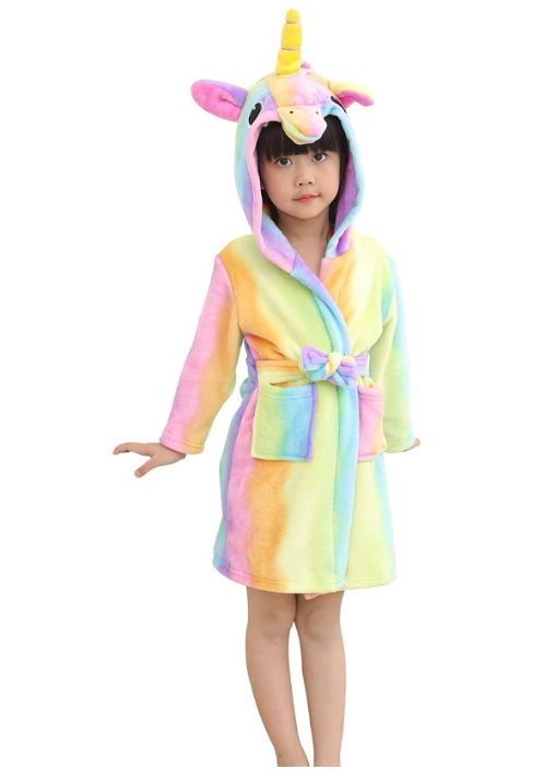 emoji unicorn dressing gown