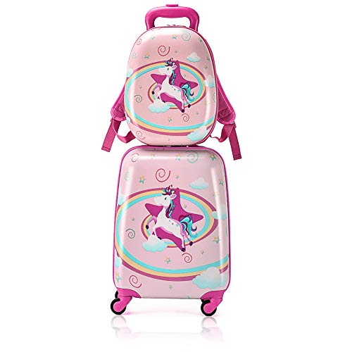 kids unicorn luggage