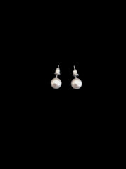 Classic Pearl Bead Stud Earrings by SommerSparkle