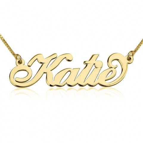 24K Gold Plated Personalised Name Necklace