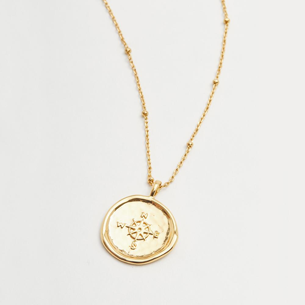 gorjana compass necklace