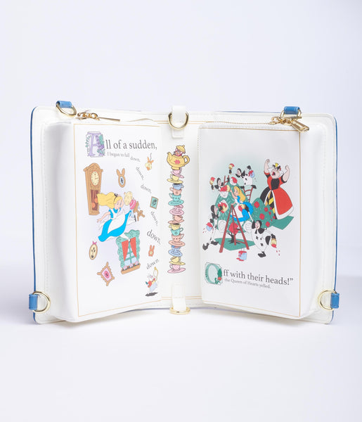 Loungefly Alice In Wonderland Book Convertible Backpack
