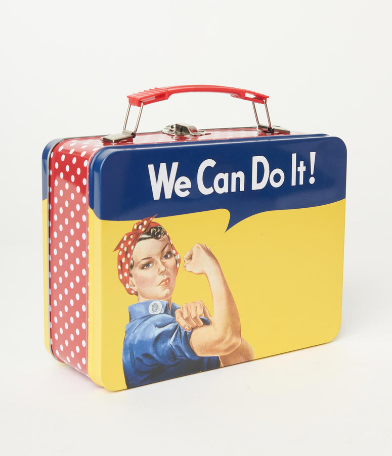 Rosie The Riveter Metal Lunch Box