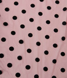 acwashingmachines Burgundy & Black Polka Dot Hair Scarf