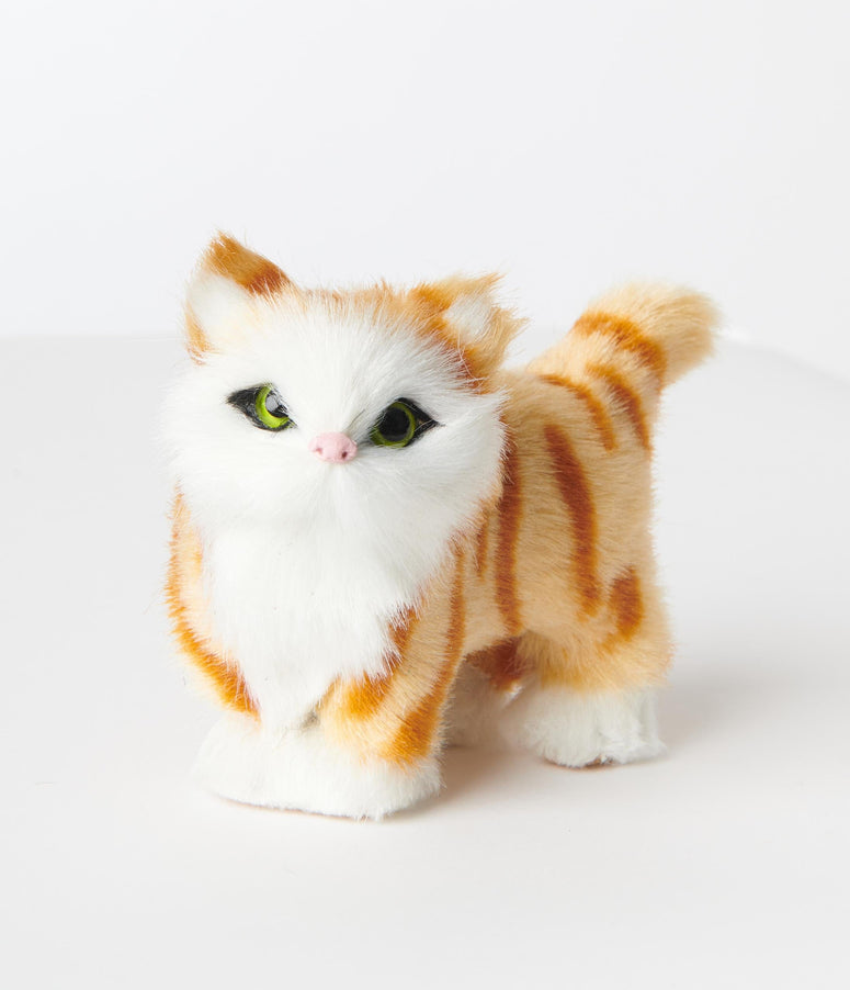 Plush Orange Cat Ornament