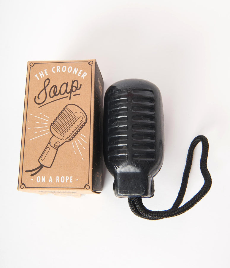 Crooner Mic Soap on a Rope