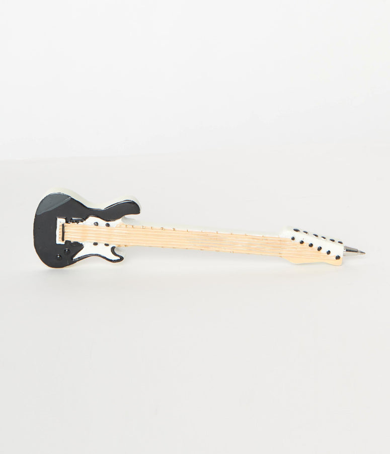 Black Electric Guitar Pen