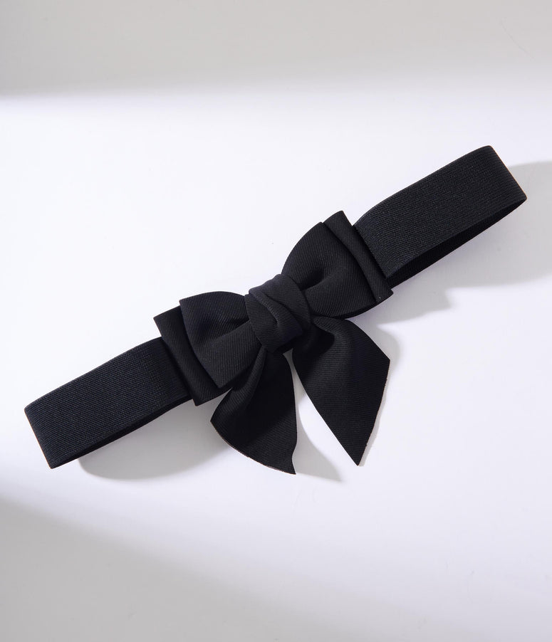 Black Bow Belt