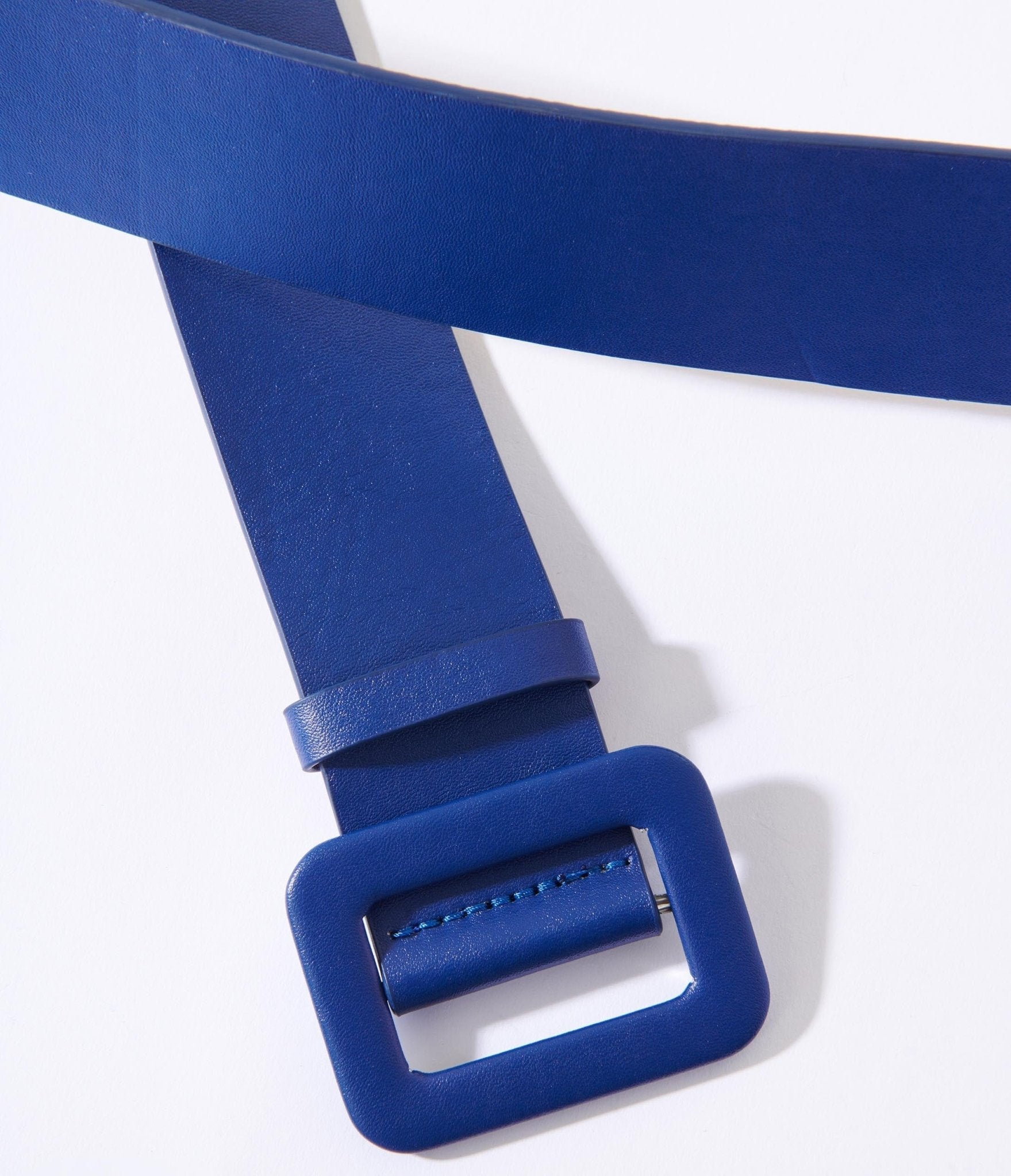 

Blue Leatherette Belt