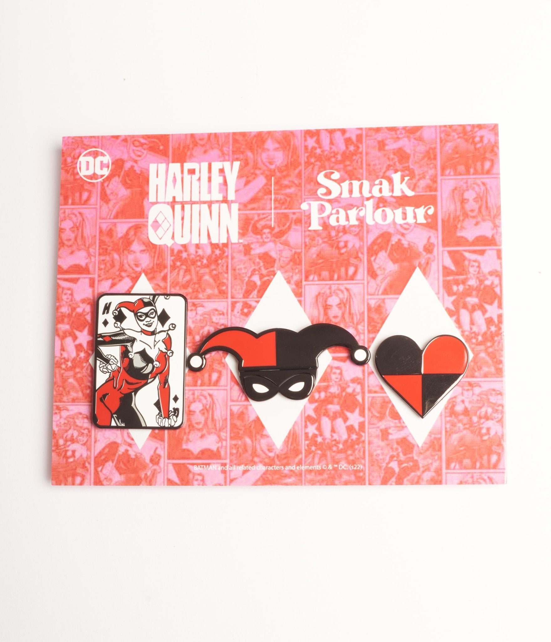 

Harley Quinn X Smak Parlour Mad Love Pin Set