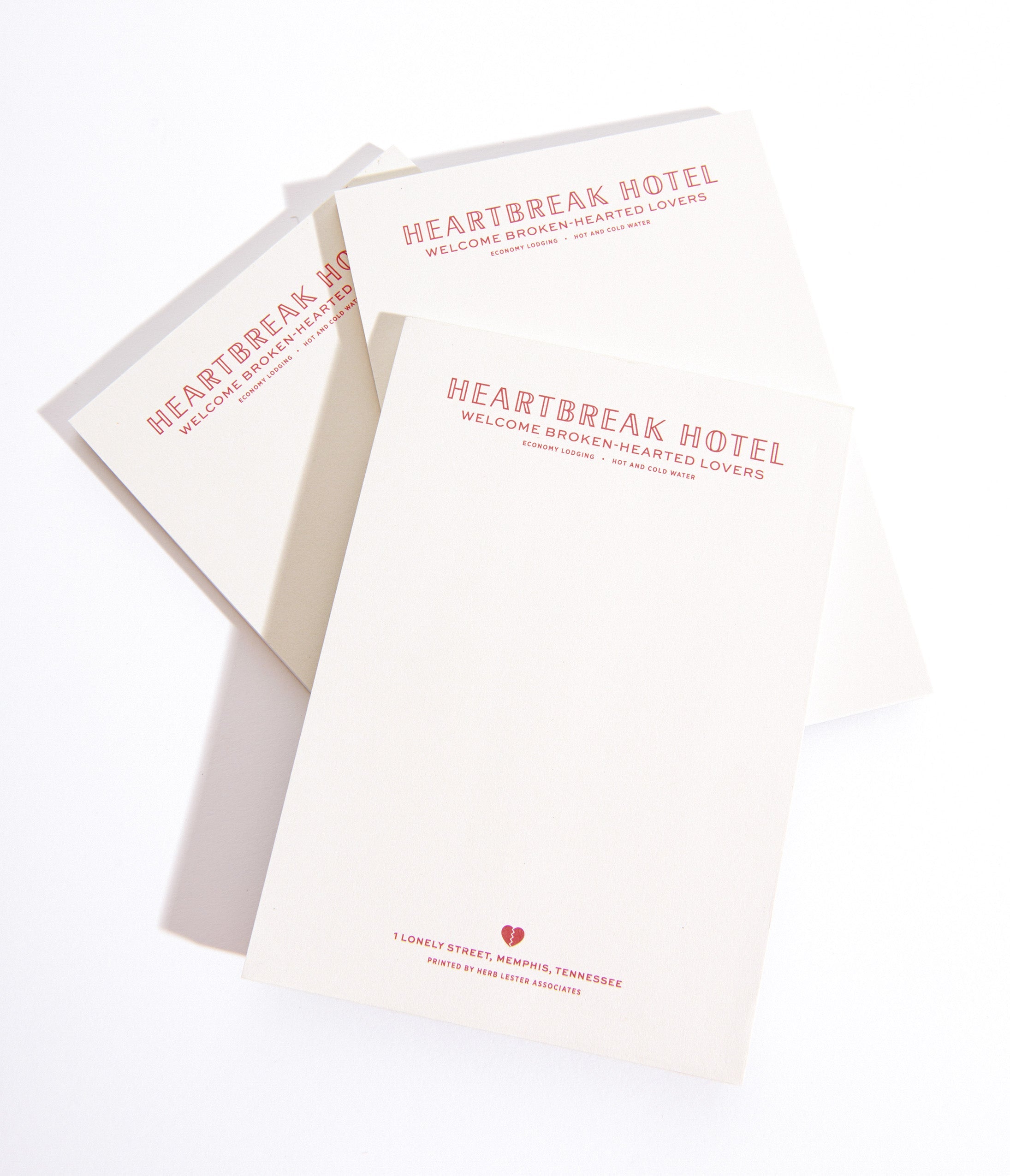 

Heartbreak Hotel Notepad