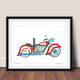 Motorcycle Print