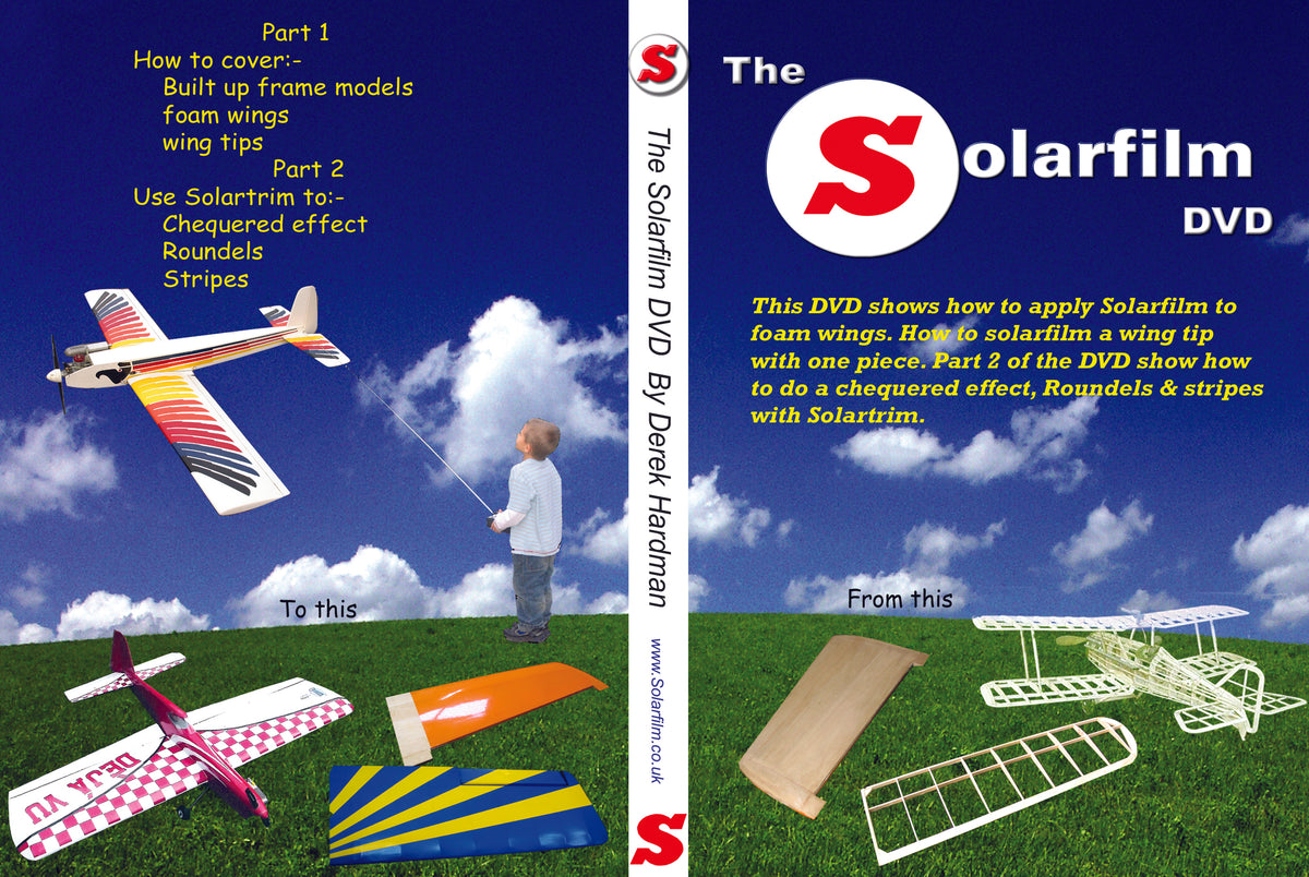 covering model aircraft with solarfilm