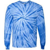 Royal Blue Tie Dye Long-Sleeve