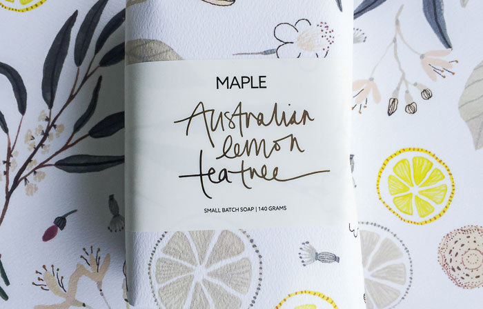 Australian Lemon Tea Tree Soap by Maple Soaps