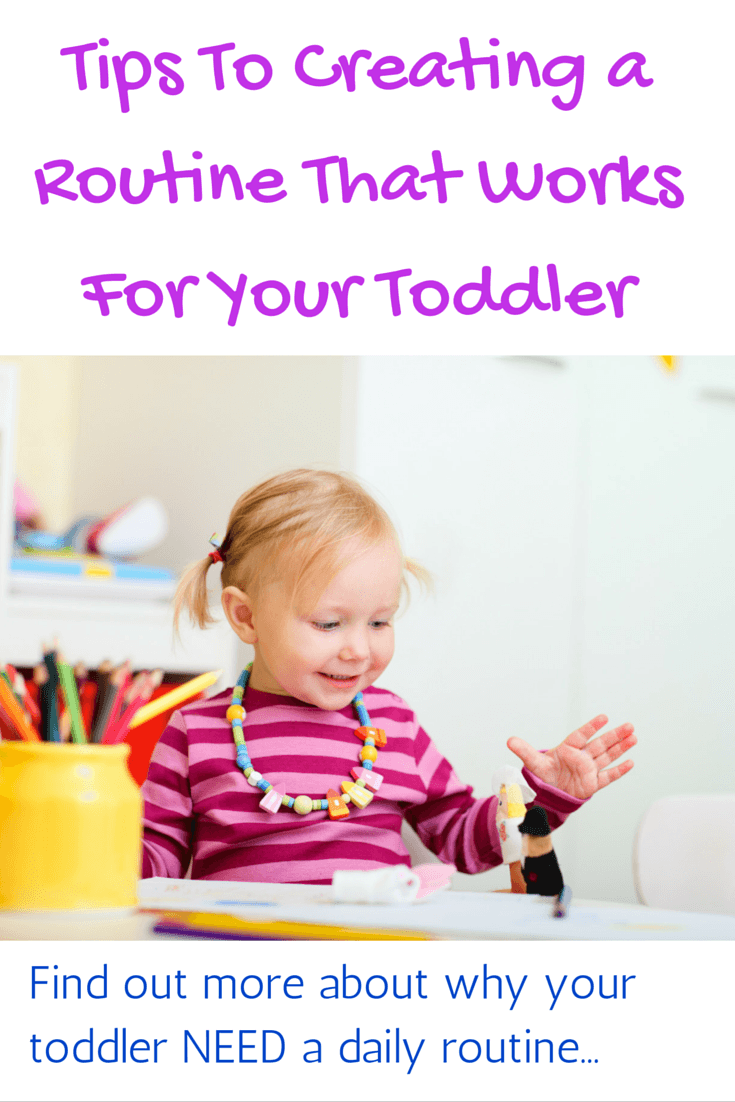 Tips to creating a routine that works for your toddler