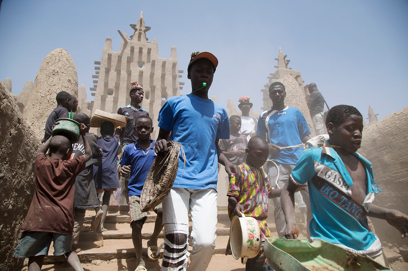 The Annual Restoration of An Ancient Mud Mosque, photo by Annie Risemberg