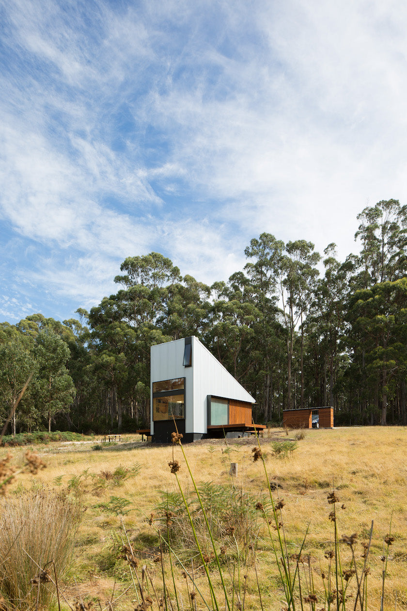This cabin in Alonnah, Bruny Island, Tasmania is surrounded by 99 acres of forrest. (Photo: Rob Maver)
