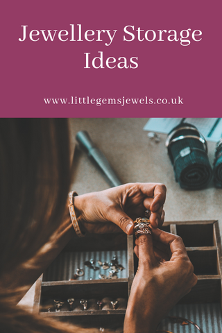 Jewellery Storage Ideas Lady Sorting Jewellery Into A Box