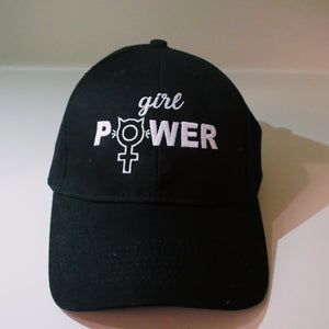 Girl Power Cap in Black