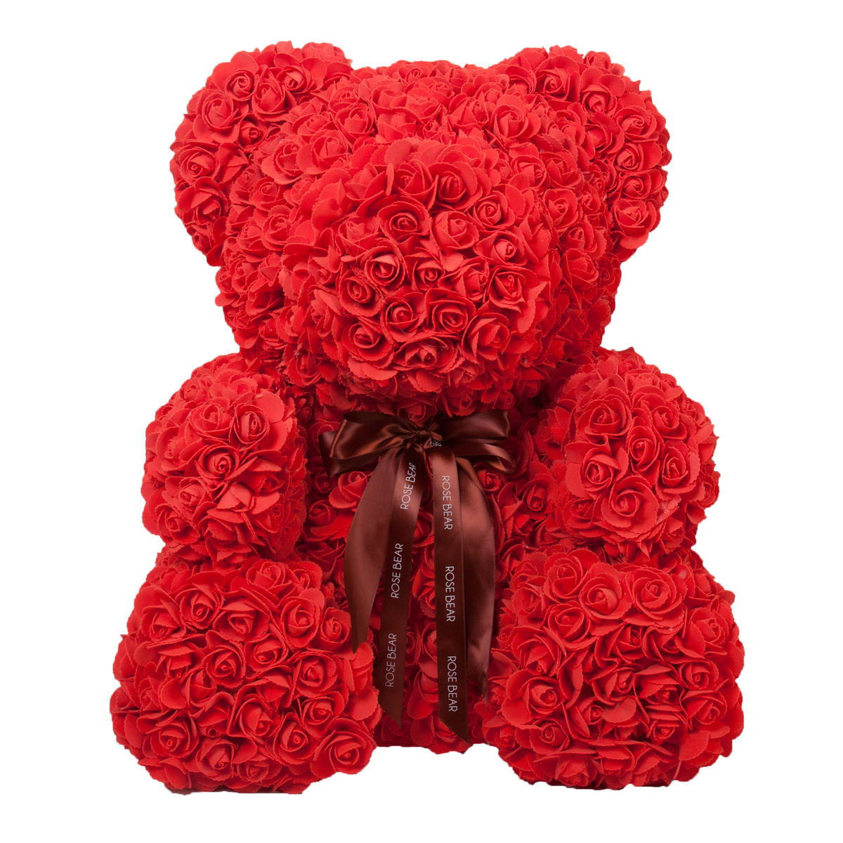 rose covered bear