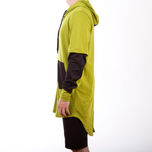 Adapt Fishtail Hoody : Green/Black