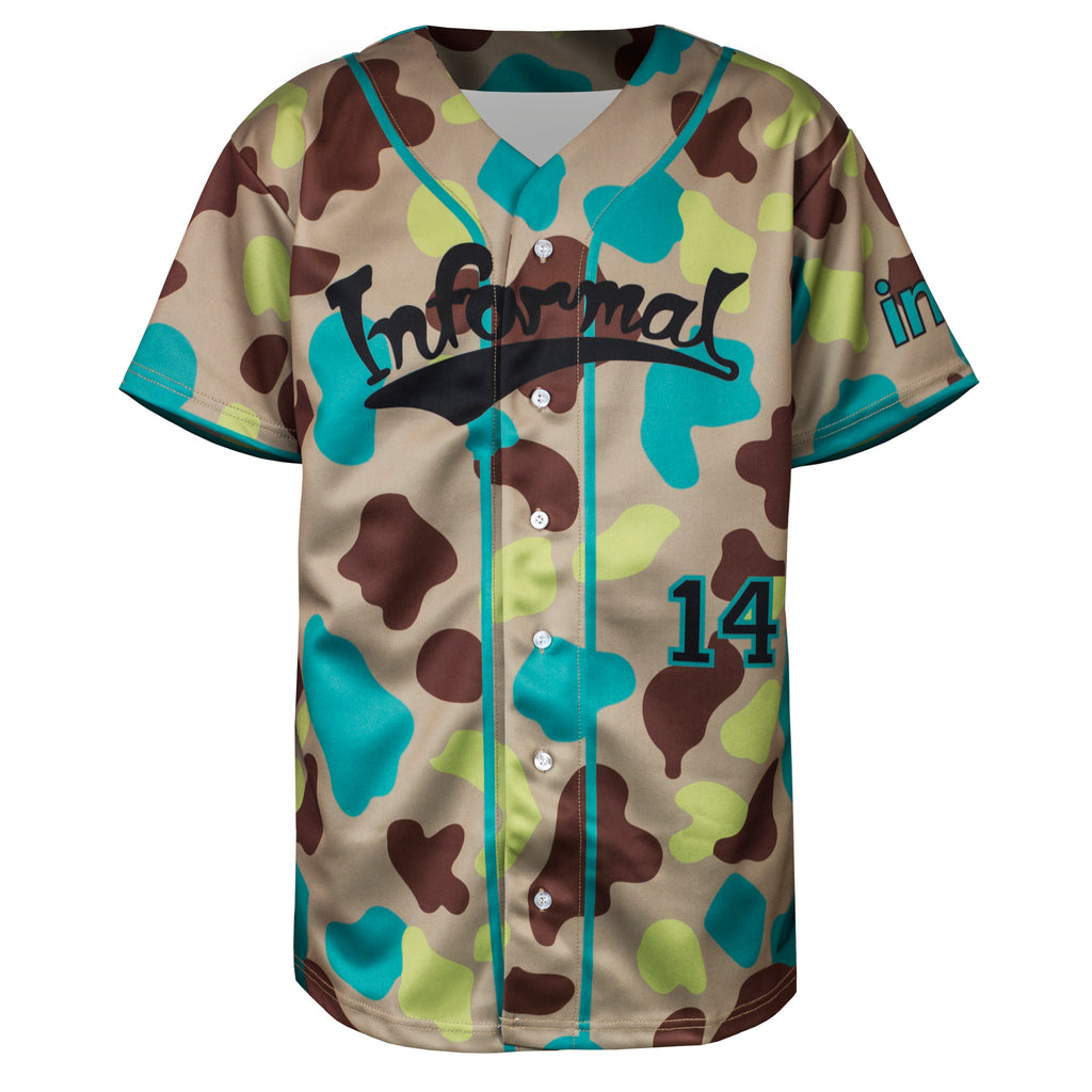 Baseball Jersey : Duck Camo