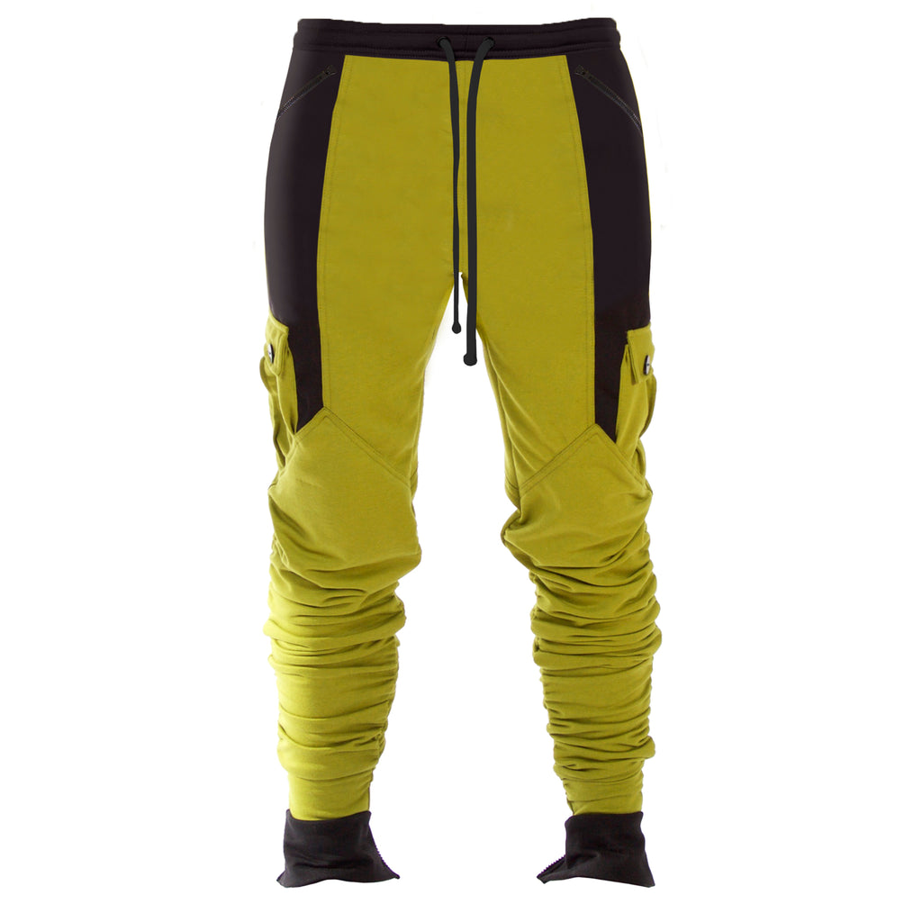 Cargo Dimension Joggers : Green/Black