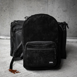 Suede Daypack : Black