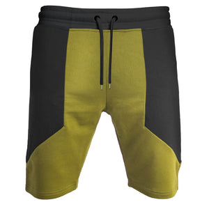 Side Panel Shorts : Burnt Olive/Black