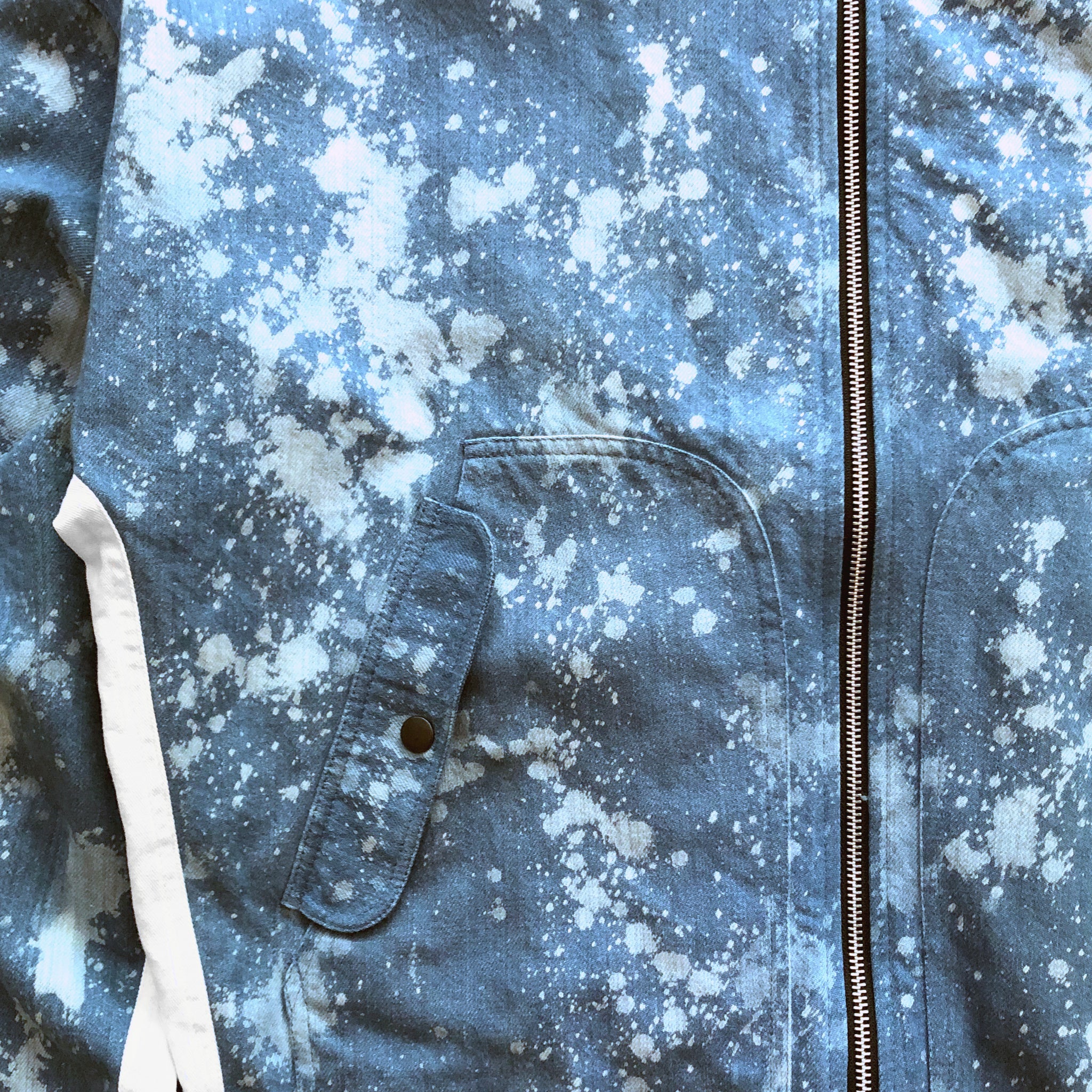 Splatter Jacket : Blue Denim