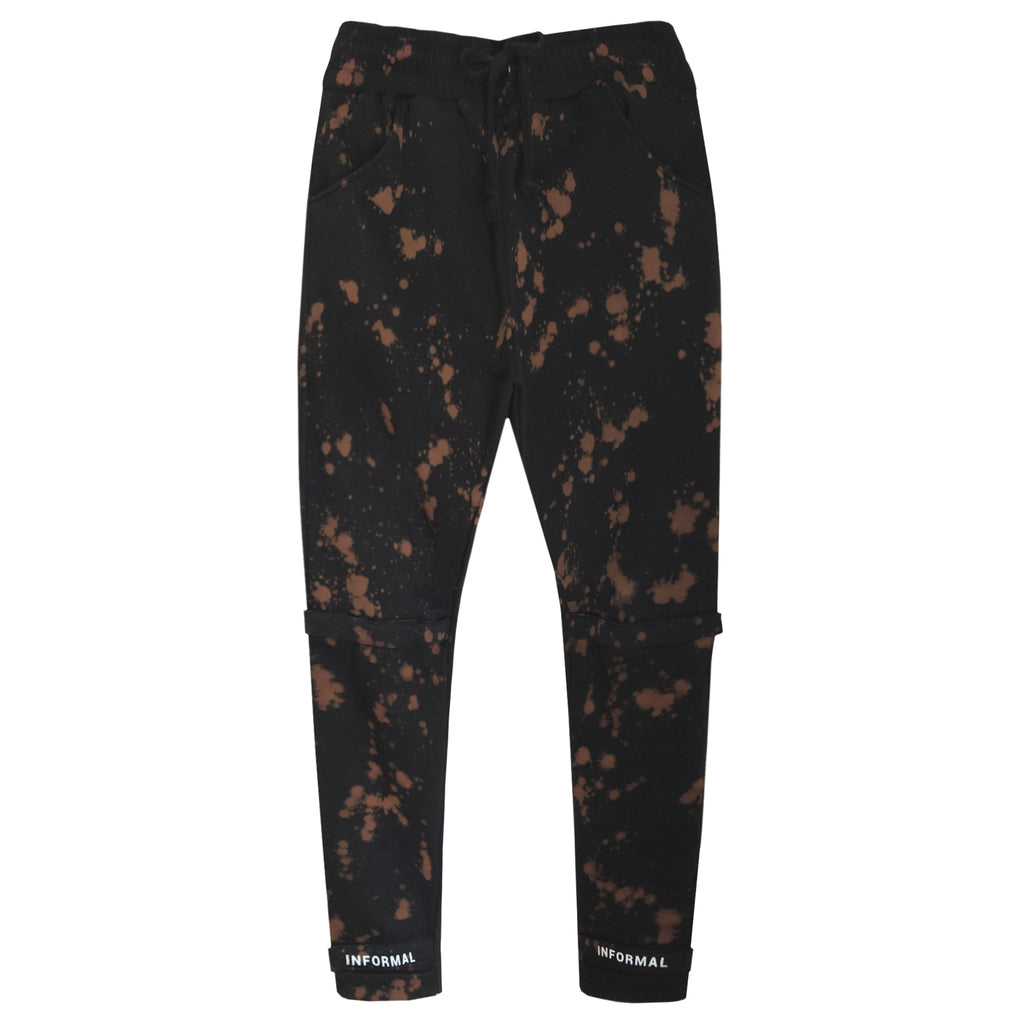 Splatter Trackpants : Black