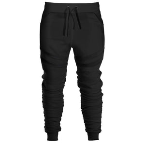 Strapped Ruche Joggers : Black