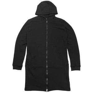 Raw Trench-Hoody : Black