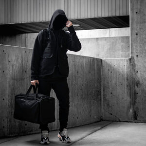 Logo Duffle Bag : Black/Black