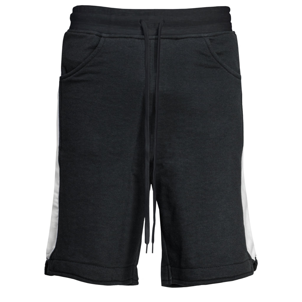 Track Shorts : Black/White