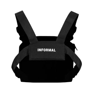 Logo Chest Bag : Black