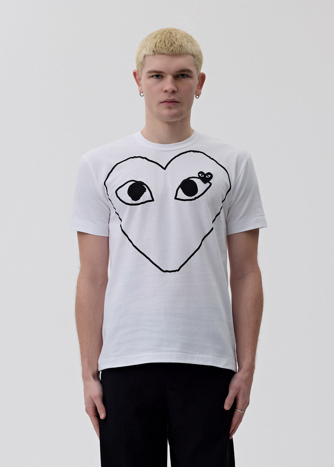 Comme Des Garçons PLAY White Black Big Heart T-Shirt | 1032 SPACE – 1032 Space