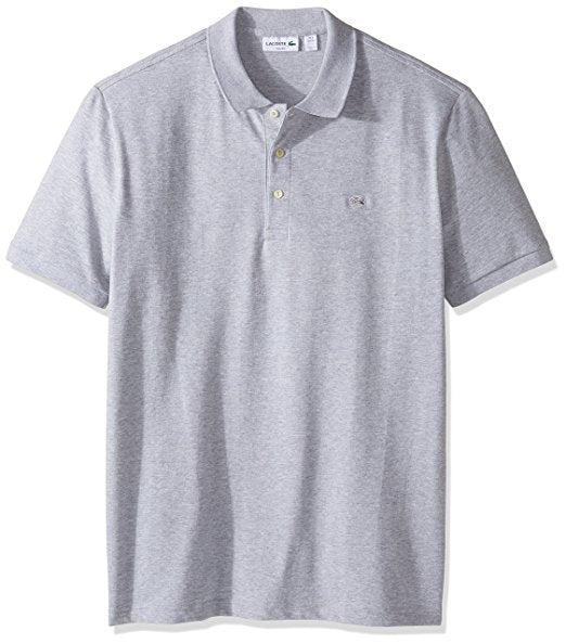 lacoste polo shirt grey