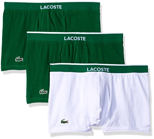 LACOSTE 3-PACK COTTON STRETCH TRUNK 