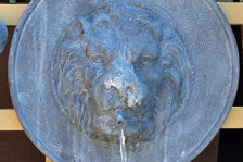 Lion Plaque Fountain Spout