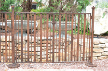 Contempo- Wrought Iron Gate, Fence, Posts