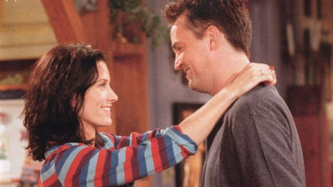 Monica and Chandler are serious couple goals...