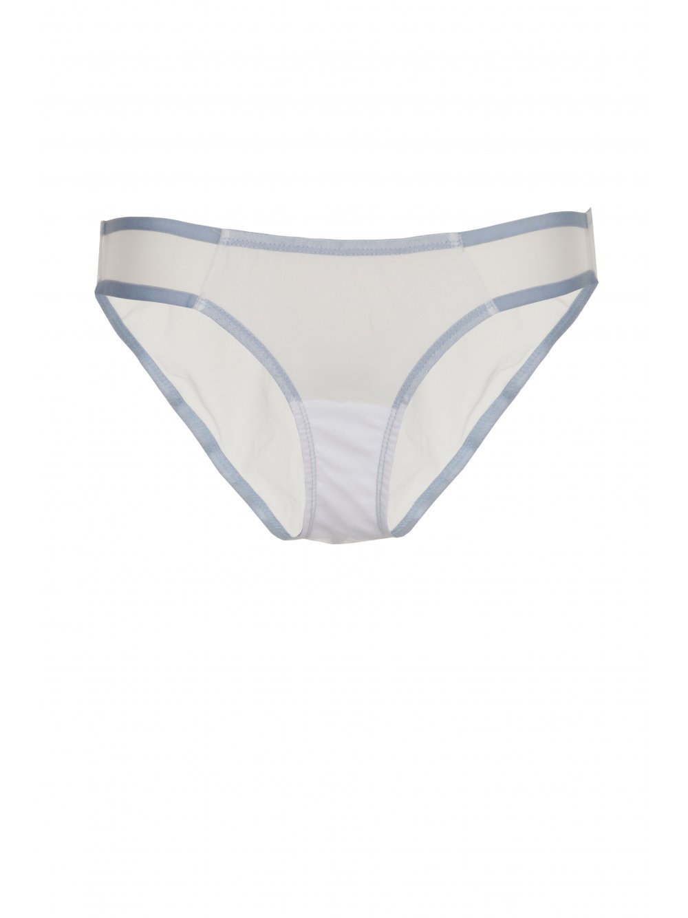 Powder Blue Cut-Out Mesh Briefs